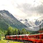 Tren Bernina desde Tirano