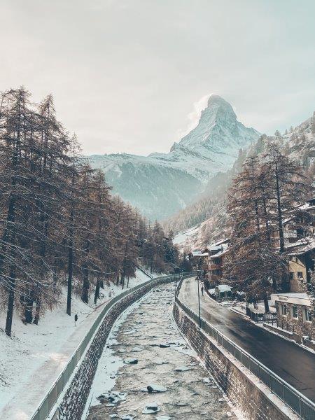 Paisaje desde el tren Bernina Express