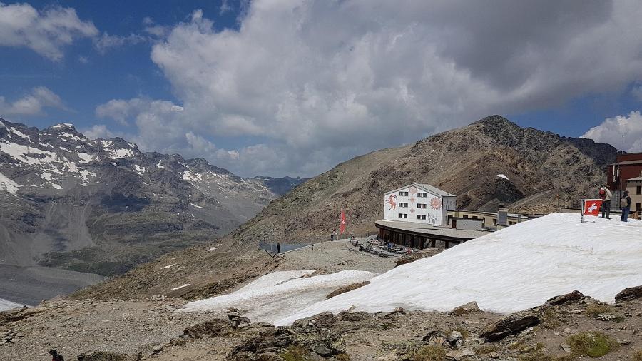 Glaciares vistos desde Diavolezza
