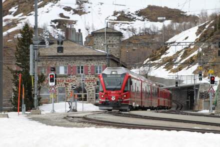 ¿Desde dónde parte el tren Bernina?