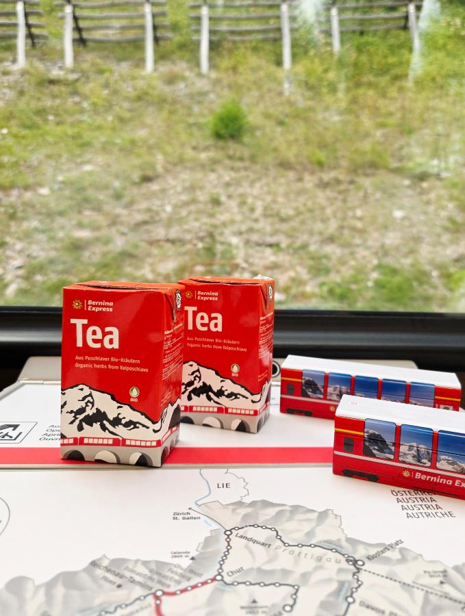 Viaje en el tren rojo del Bernina