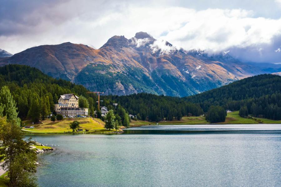 Paisaje de St. Moritz