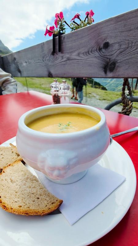Restaurante alpino en Pontresina